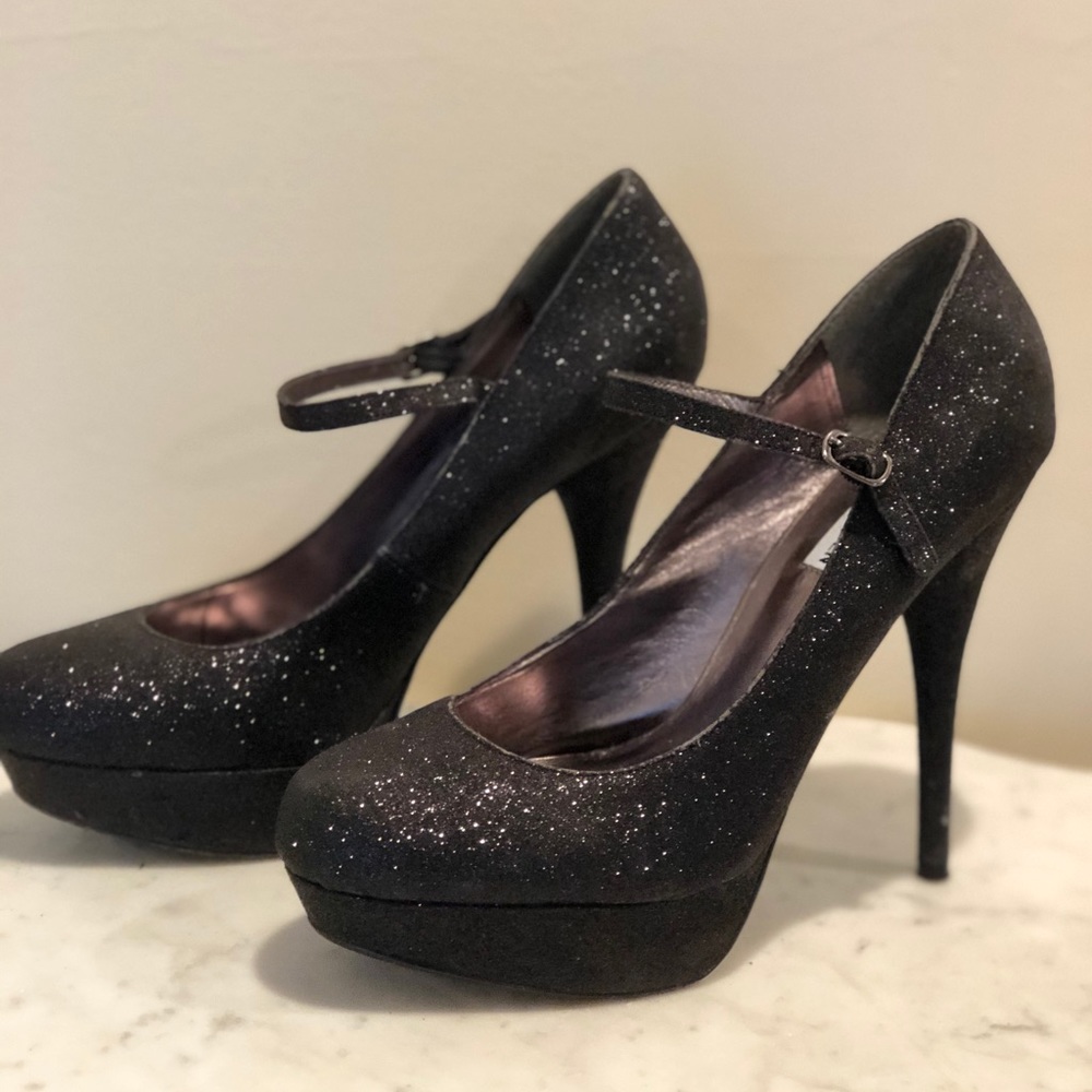 Sparkly Steve Madden Platform Heels!